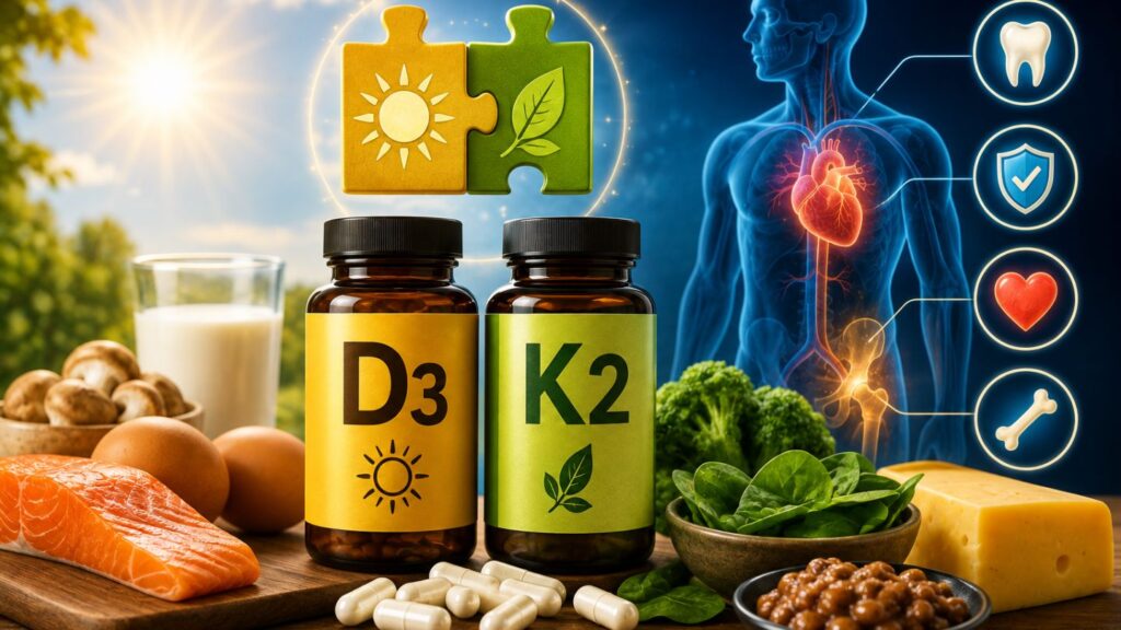 Vitamin D3 and K2: Benefits, Dosage & Why You Need Both (2026)